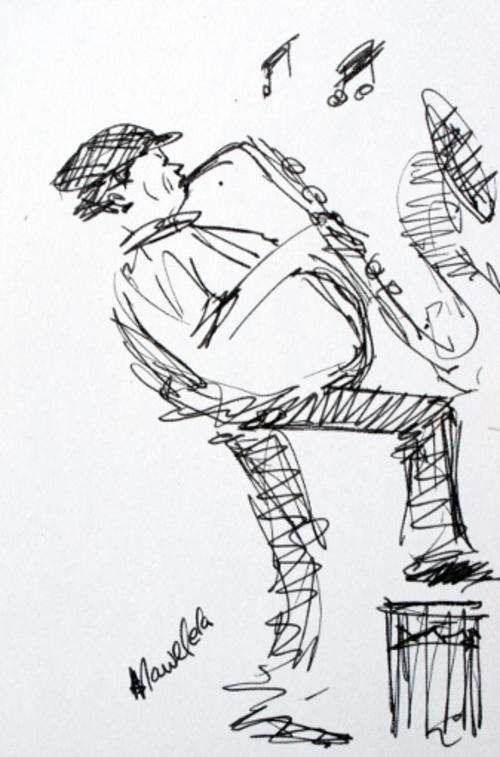 3 x Original Stanley Mawelela (15x10cm) drawings @ a LOW Opening!