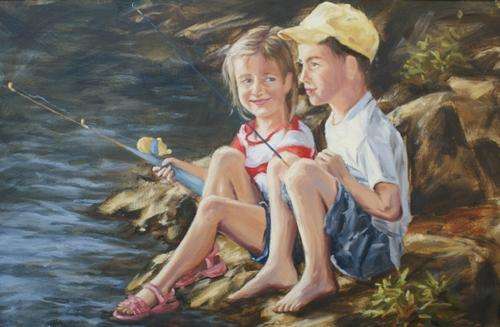 Tanya Jansen original oil painting (90x60cm) @ a CRAZY R1 opening!!