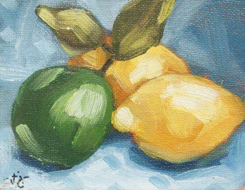 Beautiful framed Tanya Jansen original oil painting (12x10cm) @ a CRAZY R1 opening!!