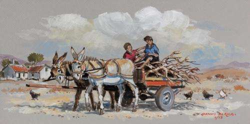 Wonderful Johnnie De Kock original (40x20cm) @ a low opening!!! Good investment!