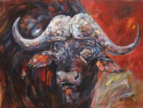 A GERART original (60x50cm) @ a VERY LOW opening