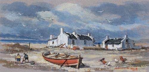 Wonderful Johnnie De Kock original (40x20cm) @ a low opening!!! Good investment!