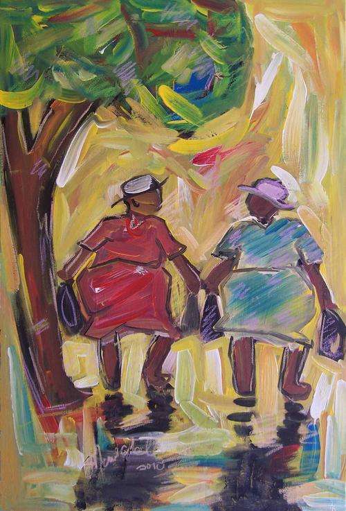 Large Stanley Mawelela (90x60cm) Crazy R1 opening!