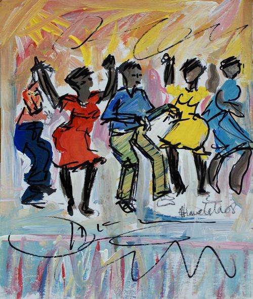 Original Stanley Mawelela SHEBEEN (35x25cm) Crazy R1 opening!