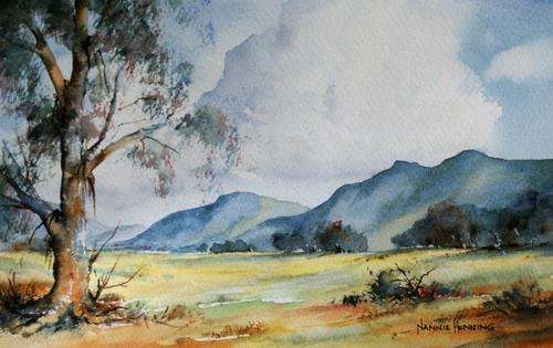 Delightful Nannie Henning!!! Original Watercolour. SNAP Friday Auction- R1 opening!