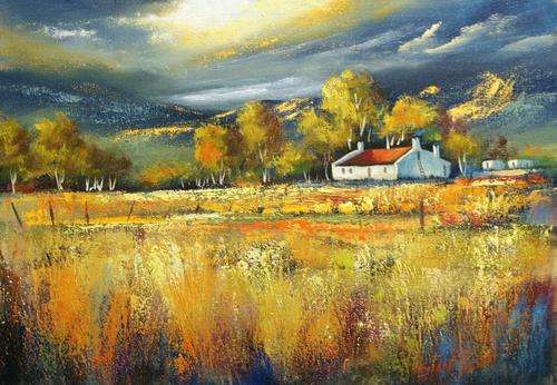 Original by Stan Polson! (60x45cm). Low opening!