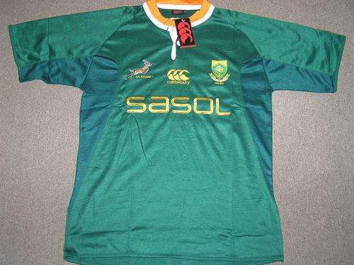 THE NEW SPRINGBOK CANTEBURY RUGBY JERSEY