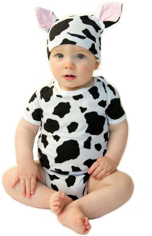 Noo Wear 2pc short sleeve set - Moo-Cow