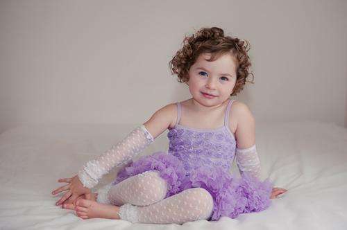 Smitten Flutter Rosette Petti-dresses - LILAC