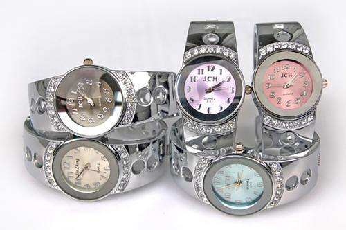 Ladies Fashion Crystal Bangles Watches