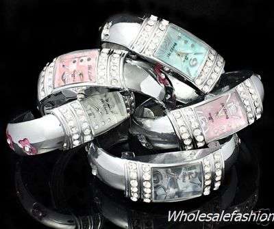Ladies Fashion Crystal Bangles Watches