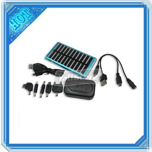 Solar battery Charger for Phone PDA MP3 MP4 Camera BLUE