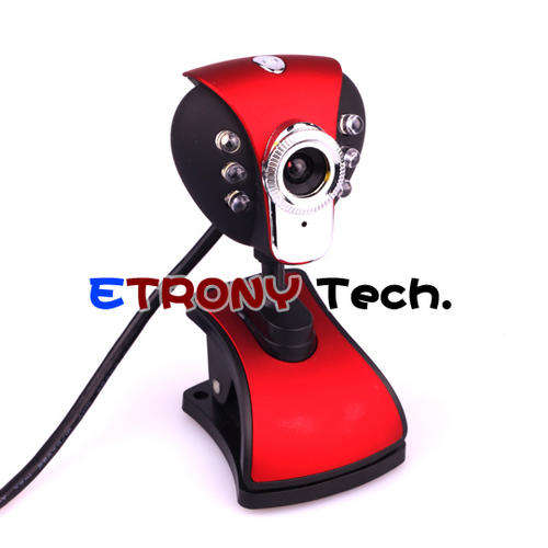 HD 20M USB 2.0 6 LED Night Webcam PC Laptop+ Mic AA2