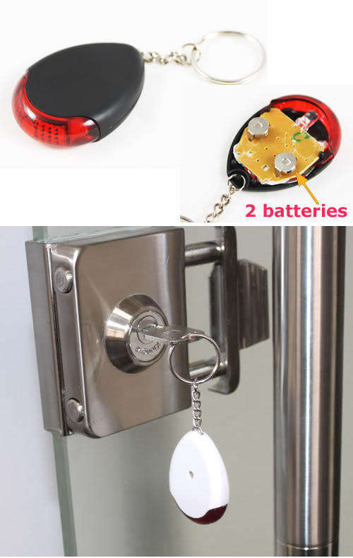 Sound Voice Control Key Finder Locator Chain Keychain