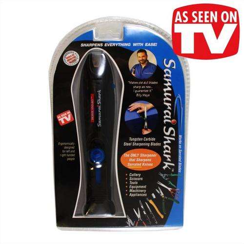 BILLY MAYS SAMURAI SHARK KNIFE SCISSOR BLADE SHARPENER