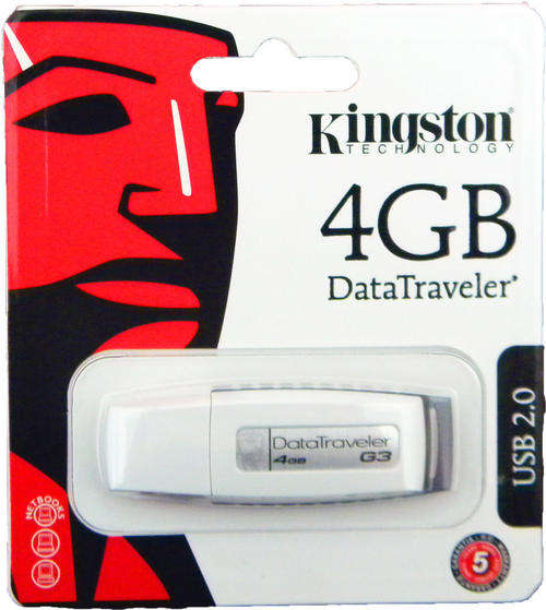 KINGSTON 4GB USB 2.0 FLASH MEMORY STICK DRIVE 4 GB