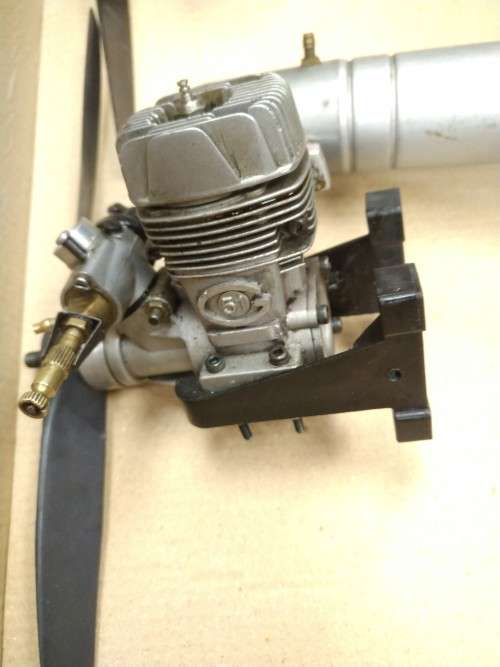 3 untested Glow / Nitro plane engines for sale including propellors