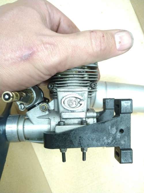 3 untested Glow / Nitro plane engines for sale including propellors