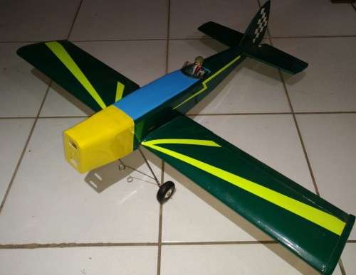 "High Time" Scratch built RC plane