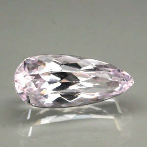 4.20 CT. PEAR FACET 100%.NATURAL TOP SILVER PINK KUNZITE