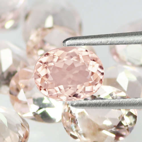FABULOUS JEWELLERS LOT OF 2.95 Ct. (10 Pcs) Oval Facet 100% Natural Pink Morganites