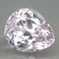 OUTSTANDING NEW! 5.35CT. PEAR FACET 100% NATURAL TOP SILVER PINK KUNZITE