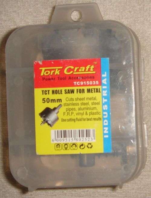 TORK CRAFT HOLE SAW 50mm INDUSTRIAL FOR METAL