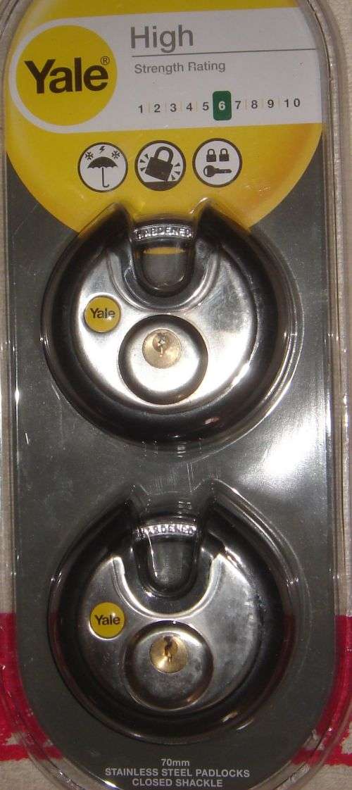 YALE HIGH STRENTHEN LOCKS 70mm
