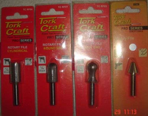 BRAND NEW TORK CRAFT PRO SERIES ROTARY FILES FOR SOFT METAL