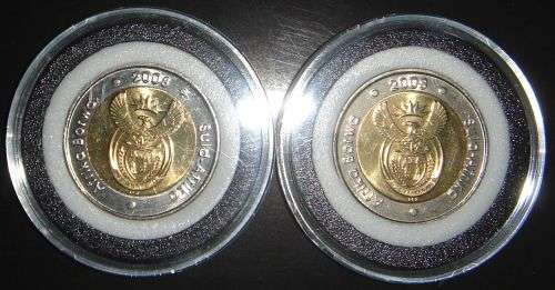 SOMETHING DIFFERENT MANDELA R5 IN CAPSULE COINS CAME FROM A SEALED BAG