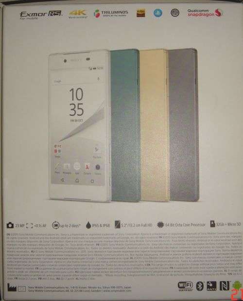 SONY EXPERIA Z5 SPECTRE 23MP EMERALD GREEN