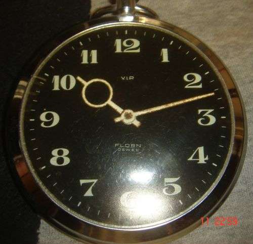 A LARGE POCKET MECHANICAL WATCH MADE IN AUSTRIA IN EXCELLENT WORKING ORDER