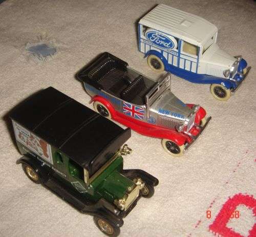 A COLLECTION OFF SMALL METAL TRUCKS FROM  DAYS GONE  MADE IN ENGLAND BY PLEDO