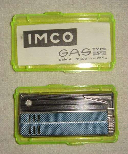 HIGHLY COLLECTABLE AND GETTING SCARES IMCO GAS LIGHTER MADE IN AUSTRIA