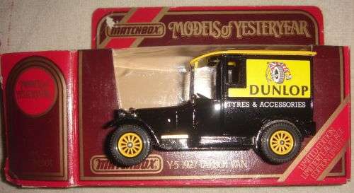 MODELS OF YESTERYEAR 1927 TALBOT VAN LIMITED EDITION MADE IN ENGLAND