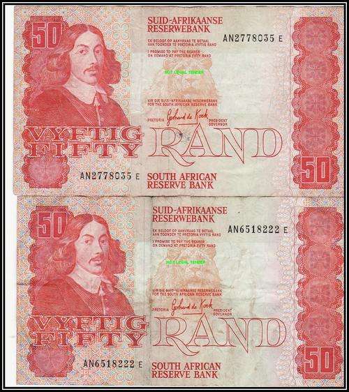 OLD R50.00 NOTES
