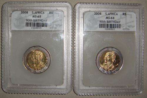 HIGH GRADE 90TH BIRTHDAY COINS MS65 AND MS66