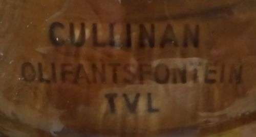 WOW A LARGE CULLINAN OLIFANTSFONTEIN TVL JAR  380mm x 180mm