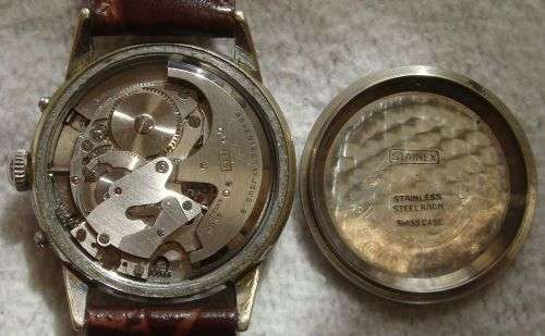 WOW A VINTAGE ROTARY17 JEWELS AUTOMATIC BUMPER DAY/DATE AND MONTH WATCH