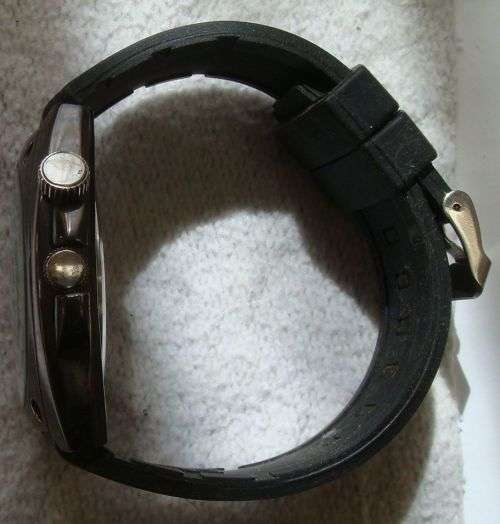 WOW A LARGE BLACK LABEL WRIGHTS WATCH