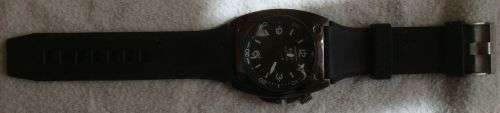 WOW A LARGE BLACK LABEL WRIGHTS WATCH