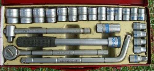 KING TONY 1/2 SOCKET SET COMPLETE 24 PIECE LAST ONE