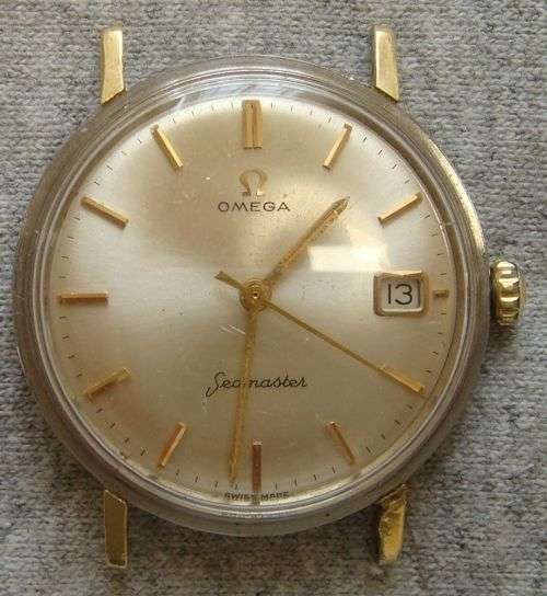 WOW A VINTAGE OMEGA SEAMASTER CAL 610 WITH DATE FROM THE SIXSTIES IN WORKING ORDER READ DECRIPTION