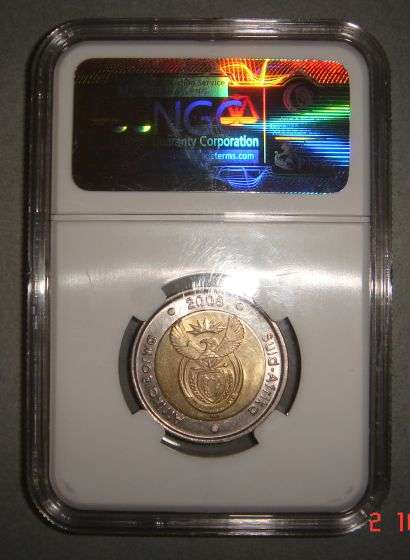 NGC GRADED MADIBA BIRTHDAY COIN