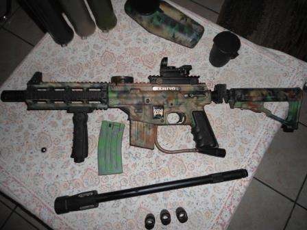 FULL PAINTBALL KIT WITH MARKER