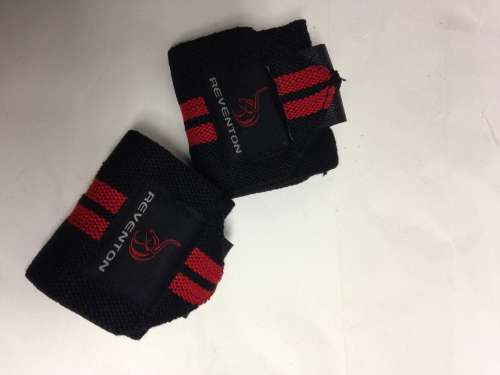 REVENTON sport gym wrist wraps, red / black