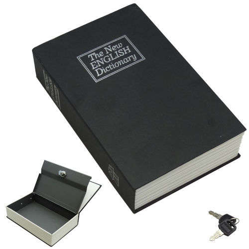 Hidden Diversion Safe Secret Compartment Security Stash Valuables Fake Book Hide -  Book Safe Large