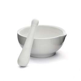 Eetrite Just White Mortar and Pestle 16cm