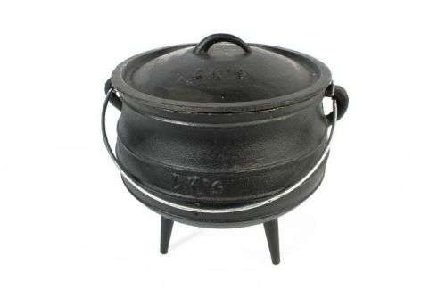 POTJIE POT SIZE # 1/2 (1.2L) CAST IRON POT THREE LEGGED