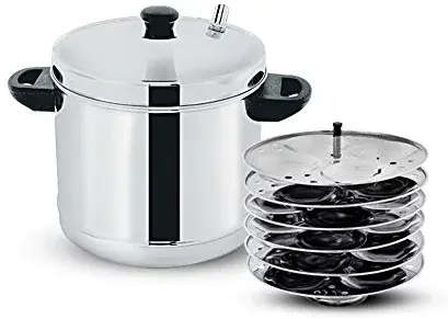 Idly Maker/ Idli pot 6 plate Stainless Steel